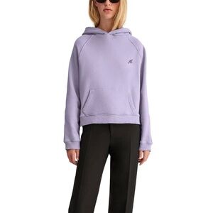 AXEL ARIGATO Rio Cropped Hoodie Lavender Size XS